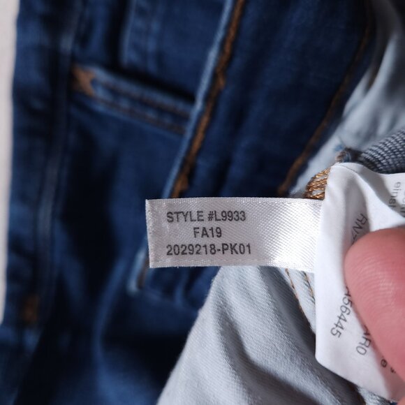 Madewell Skinny Jeans Womens 28 Blue Mid Rise Denim Classic Casual Core - Picture 13 of 15